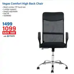 Incredible Connection Vegas Comfort High Back Chair offer