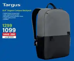 Incredible Connection Targus 15.6" Sagano Campus Backpack offer
