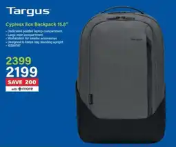 Incredible Connection Targus Cypress Eco Backpack offer