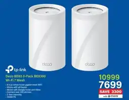 Incredible Connection Tp-link Deco BE65 2-Pack BE9300 Wi-Fi 7 Mesh offer