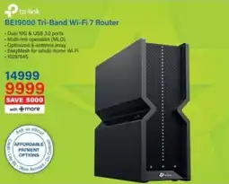 Incredible Connection Tp-link BE19000 Tri-Band Wi-Fi 7 Router offer