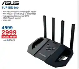 Incredible Connection ASUS TUF-BE3600 offer