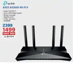 Incredible Connection Tp-link AX53 AX3000 Wi-Fi 6 offer