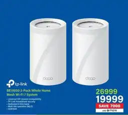 Incredible Connection Tp-link BE19000 Whole Home Mesh Wi-Fi 7 System offer
