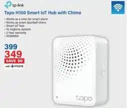 Incredible Connection Tp-link Tapo H100 Smart loT Hub with Chime offer