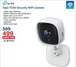 Incredible Connection Tp-link Tapo TC60 Security WiFi Camera offer