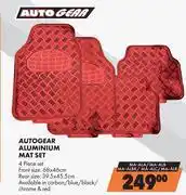Midas Autogear Aluminium Mat Set 4 Piece MA-ALA/MA-ALB/MA-ALBK/MA-ALC/MA-ALR offer