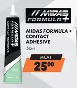 Midas Midas Formula+ Contact Adhesive MCA1-50ml offer