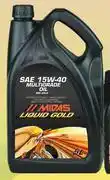 Midas Midas Liquid Gold Multigrade Oil SAE 15W-40 MI40TD-5L offer