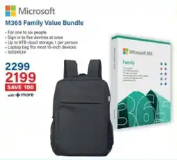 Incredible Connection Microsoft M365 Family Value Bundle offer