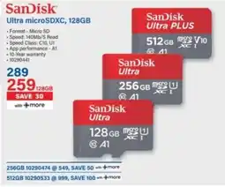 Incredible Connection SanDisk Ultra microSDXC, 128GB offer