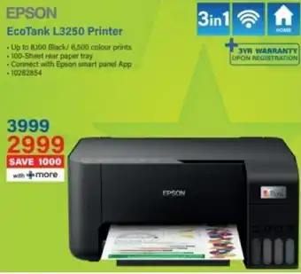Incredible Connection EPSON EcoTank L3250 Printer offer