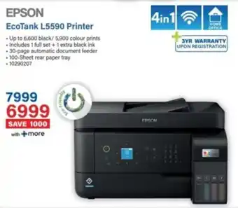 Incredible Connection EPSON EcoTank L5590 Printer offer