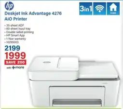 Incredible Connection HP Deskjet Ink Advantage 4276 AiO Printer offer