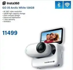 Incredible Connection Insta360 GO 3S Arctic White 128GB offer