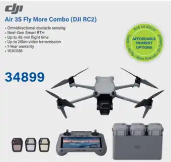 Incredible Connection DJI Air 3S Fly More Combo offer