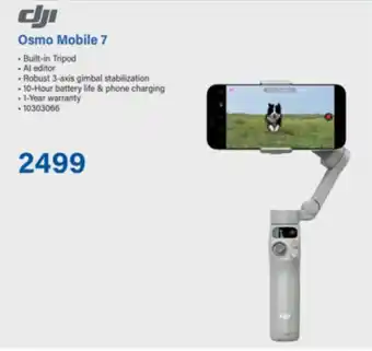 Incredible Connection DJI Osmo Mobile 7 offer