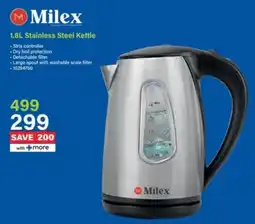 Incredible Connection Milex Stainless Steel Kettle offer