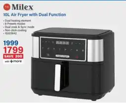 Incredible Connection Milex Air Fryer with Dual Function offer
