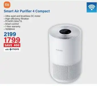 Incredible Connection Xiaomi Smart Air Purifier 4 Compact offer