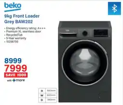 Incredible Connection Beko Front Loader Grey BAW202 offer