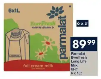 President Hyper Parmalat Everfresh Long Life Milk UHT offer
