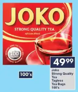 President Hyper Joko Strong Quality Tea Tagless Tea Bags offer