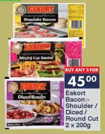 President Hyper Eskort Bacon Shoulder/ Diced/ Round Cut offer