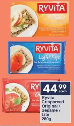 President Hyper Ryvita Crispbread Original/ Sesame/ Lite offer