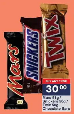 President Hyper Mars/ Snickers/ Twix Chocolate Bars offer