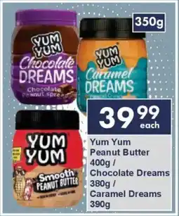 President Hyper Yum Yum Peanut Butter/ Chocolate Dreams/ Caramel Dreams offer