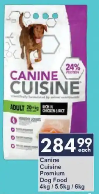 President Hyper Canine Cuisine Premium Dog Food offer
