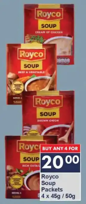 President Hyper Royco Soup Packets offer