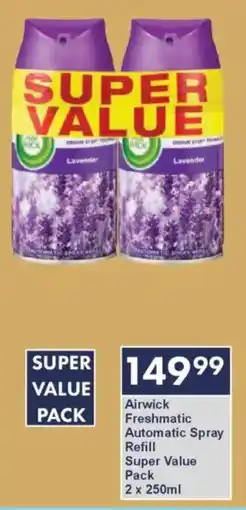 President Hyper Airwick Freshmatic Automatic Spray Refill Super Value Pack offer