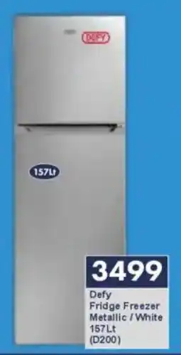 President Hyper Defy Fridge Freezer Metallic/ White offer