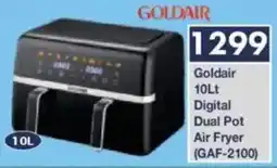 President Hyper Goldair Digital Dual Pot Air Fryer offer