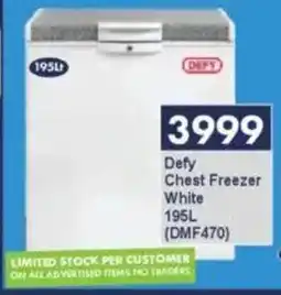 President Hyper Defy Chest Freezer White offer