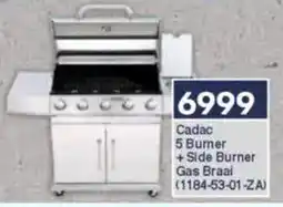 President Hyper Cadac 5 Burner + Side Burner Gas Braai offer