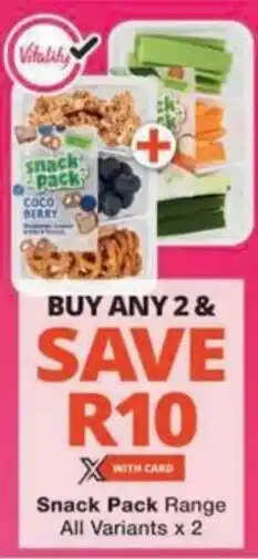 Checkers Hyper Snack Pack Range offer