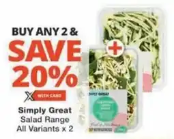 Checkers Hyper Simply Great Salad Range All Variants offer