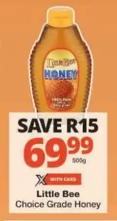 Checkers Hyper Little Bee Choice Grade Honey offer