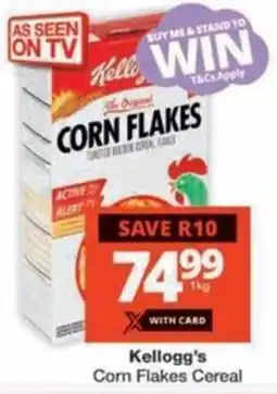 Checkers Hyper Kellogg's Corn Flakes Cereal offer