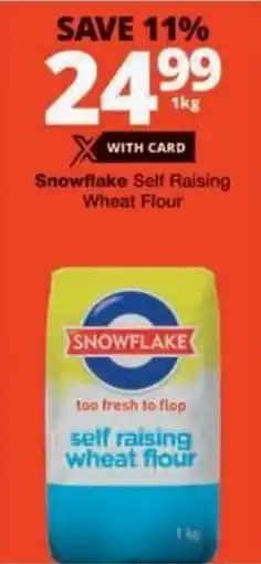 Checkers Hyper Snowflake Self Raising Wheat Flour offer