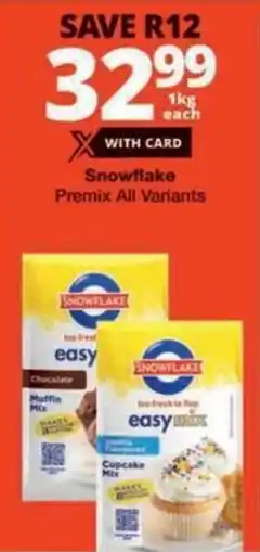 Checkers Hyper Snowflake Premix All Variants offer