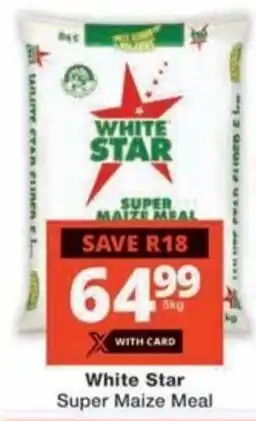 Checkers Hyper White Star Super Maize Meal offer