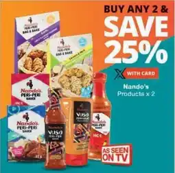 Checkers Hyper Nando's Products offer