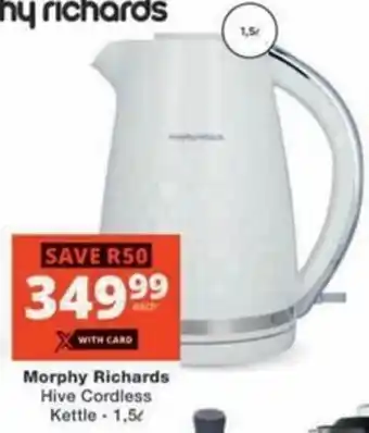 Checkers Hyper Morphy Richards Hive Cordless Kettle offer