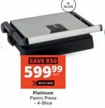 Checkers Hyper Platinum Panini Press offer