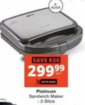 Checkers Hyper Platinum Sandwich Maker offer