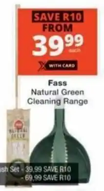 Checkers Hyper Fass Natural Green Cleaning Range offer